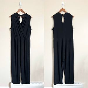💜 5/$35 NEW Lane Bryant Sleeveless Jumpsuit Black Size 18/20